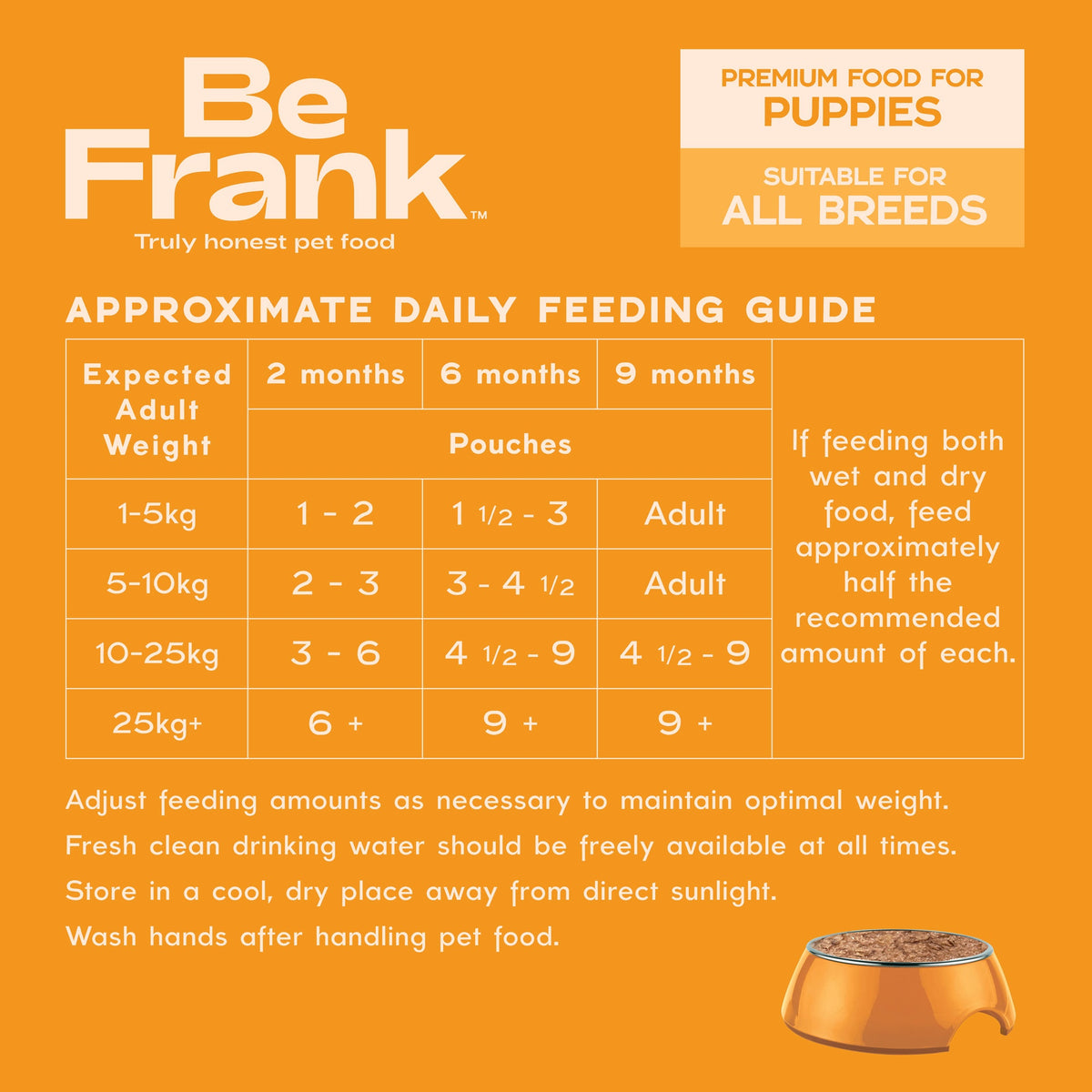 Be Frank Puppy Chicken Pate Wet Dog Food