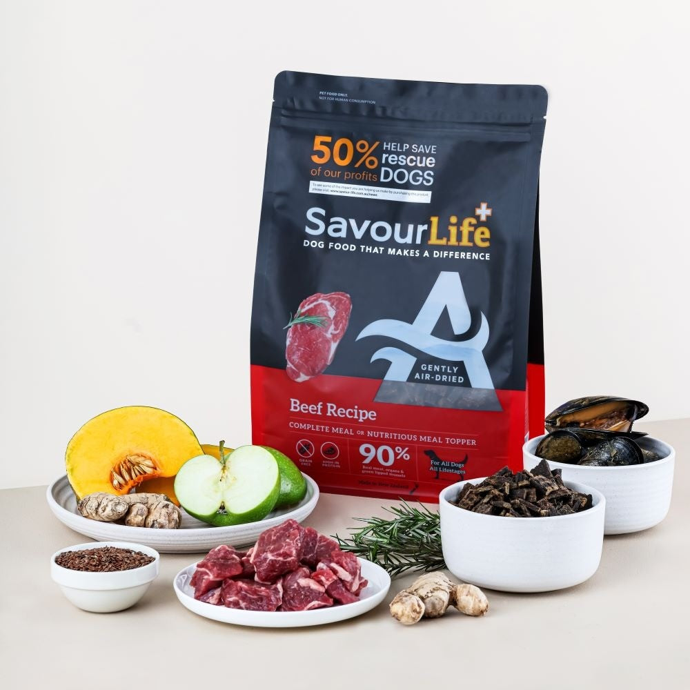 SavourLife Air Dried Adult Beef Recipe Dry Dog Food
