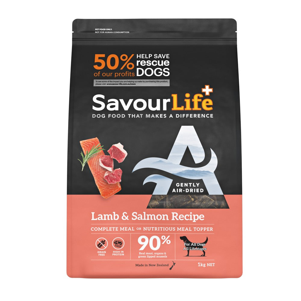 SavourLife Air Dried Adult Lamb & Salmon Recipe Dry Dog Food