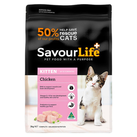 SavourLife Kitten Chicken Dry Cat Food