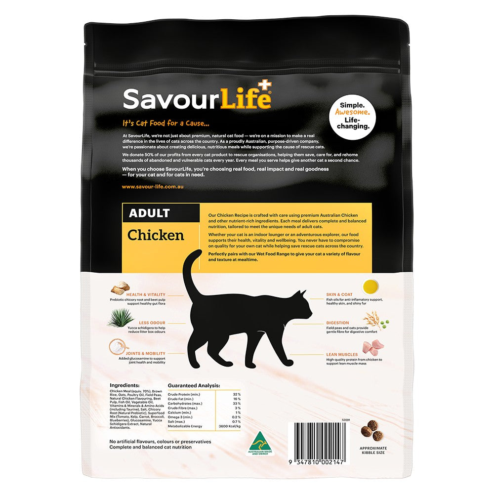 SavourLife Adult Chicken Dry Cat Food