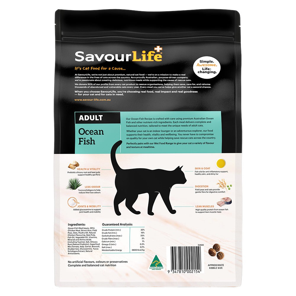 SavourLife Adult Ocean Fish Dry Cat Food