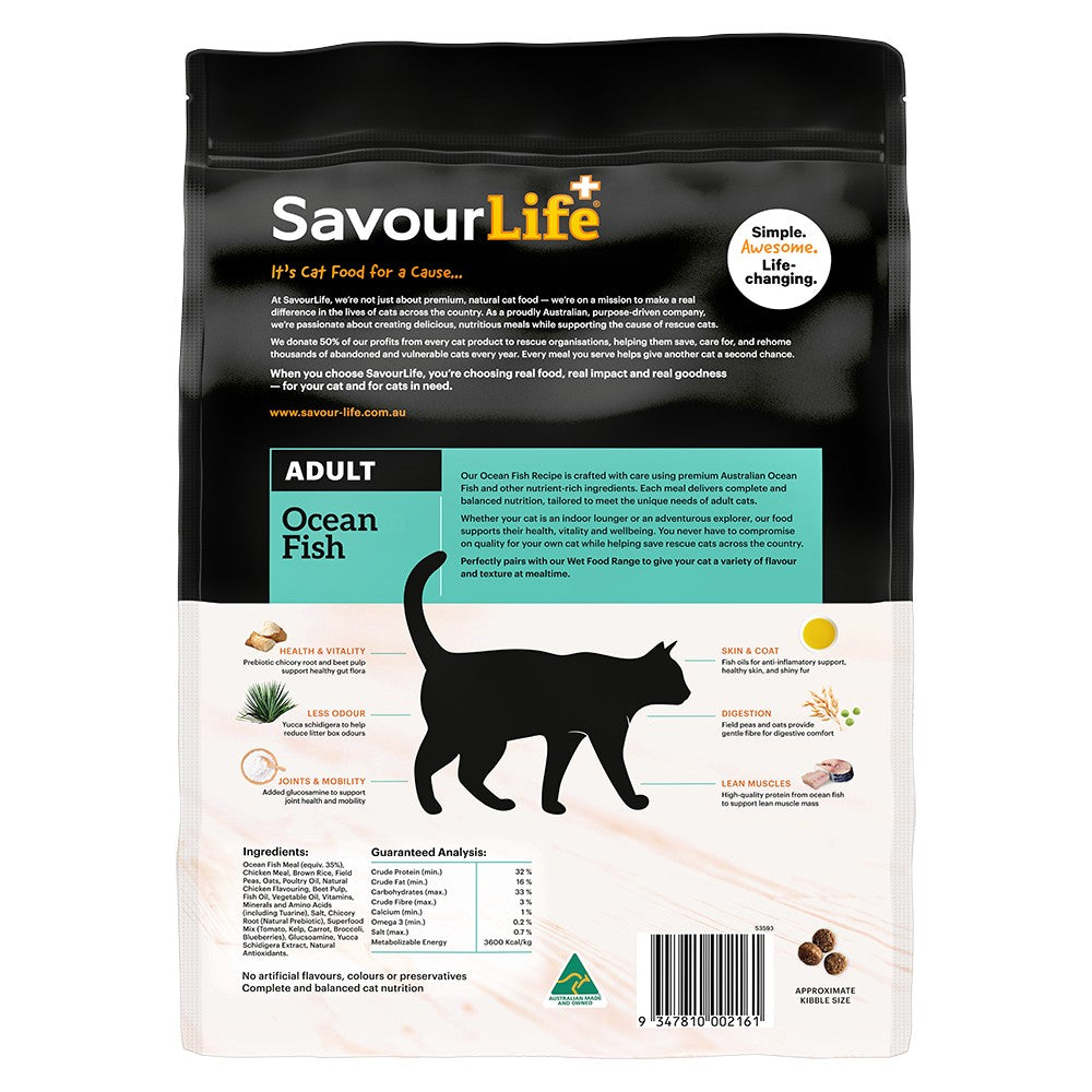 SavourLife Adult Ocean Fish Dry Cat Food