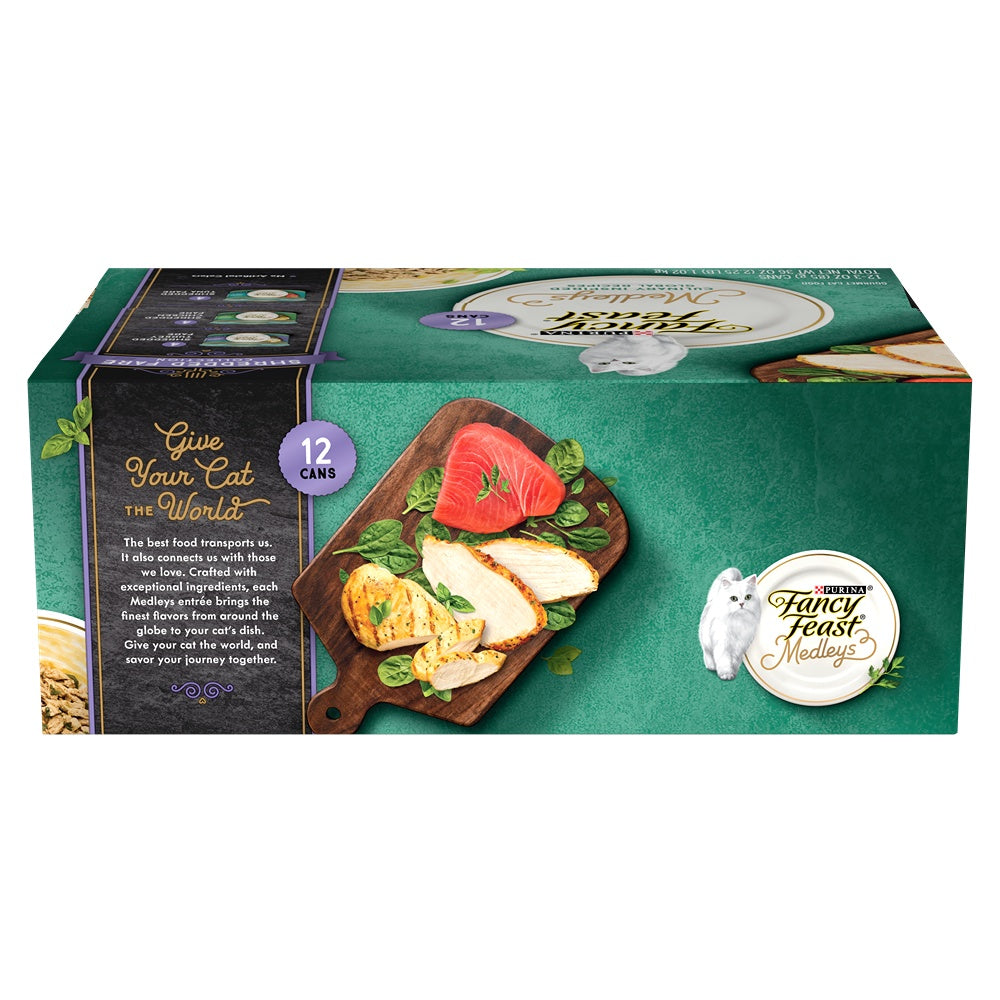 Fancy Feast Medleys Shredded Fare Collection Wet Cat Food