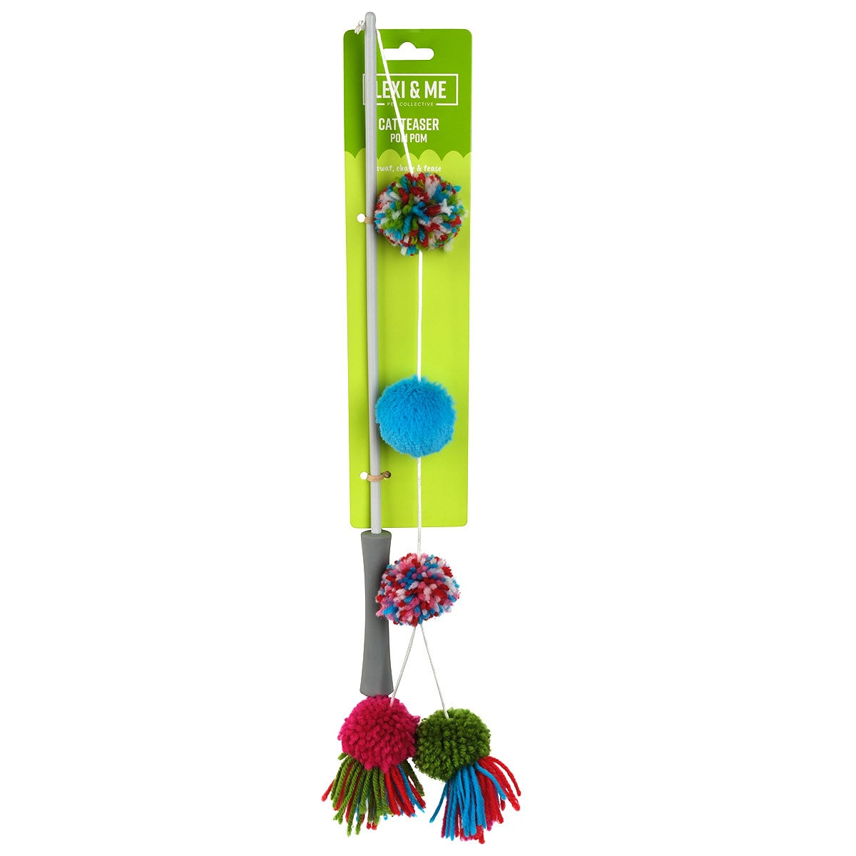 Lexi & Me Pom-Pom Cat Teaser Wand Toy