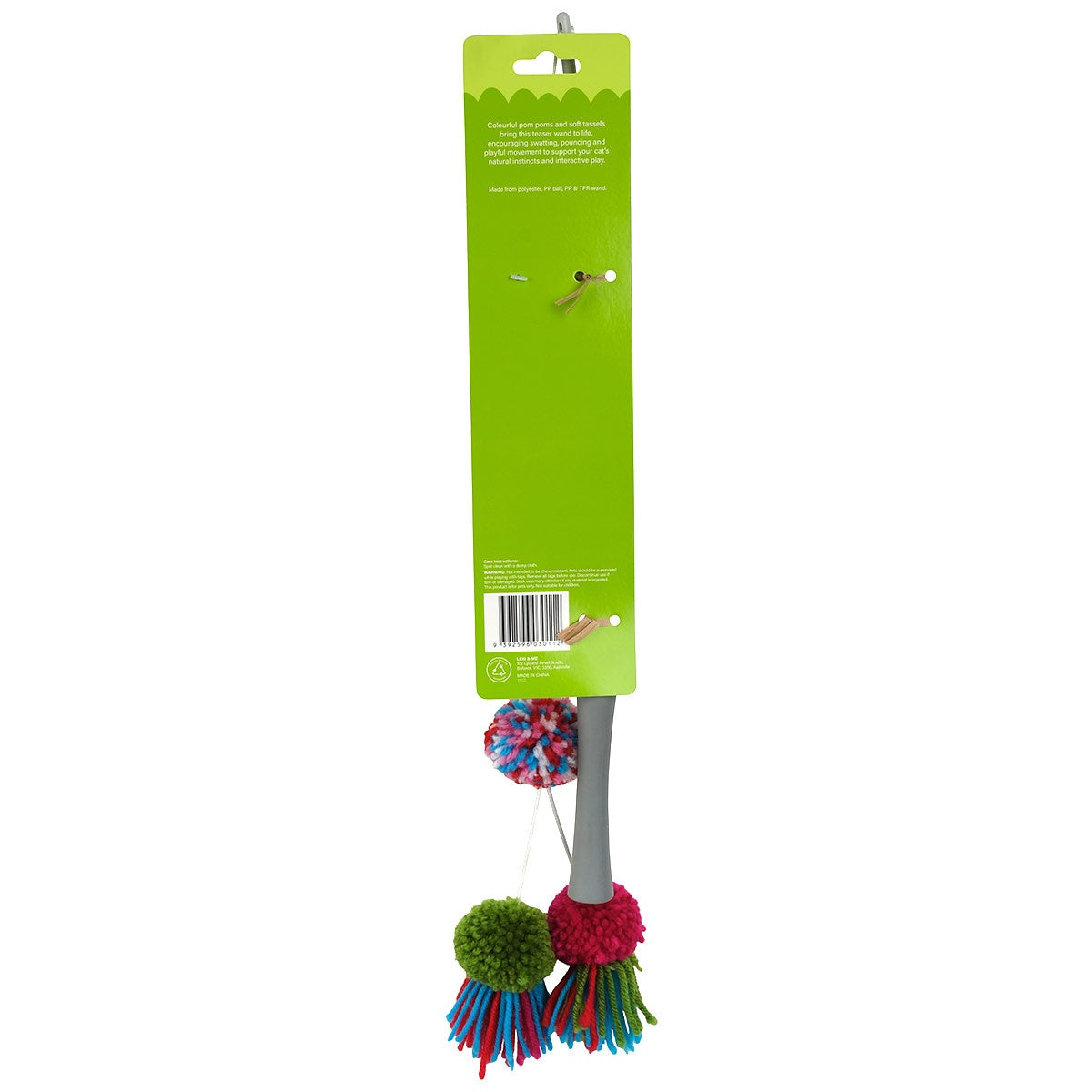 Lexi & Me Pom-Pom Cat Teaser Wand Toy