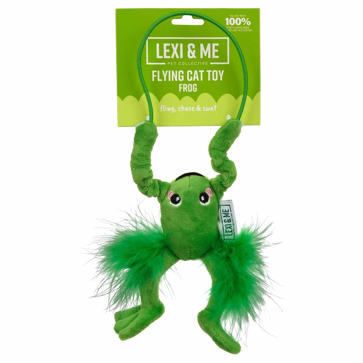 Lexi & Me Frog Flying Cat Toy