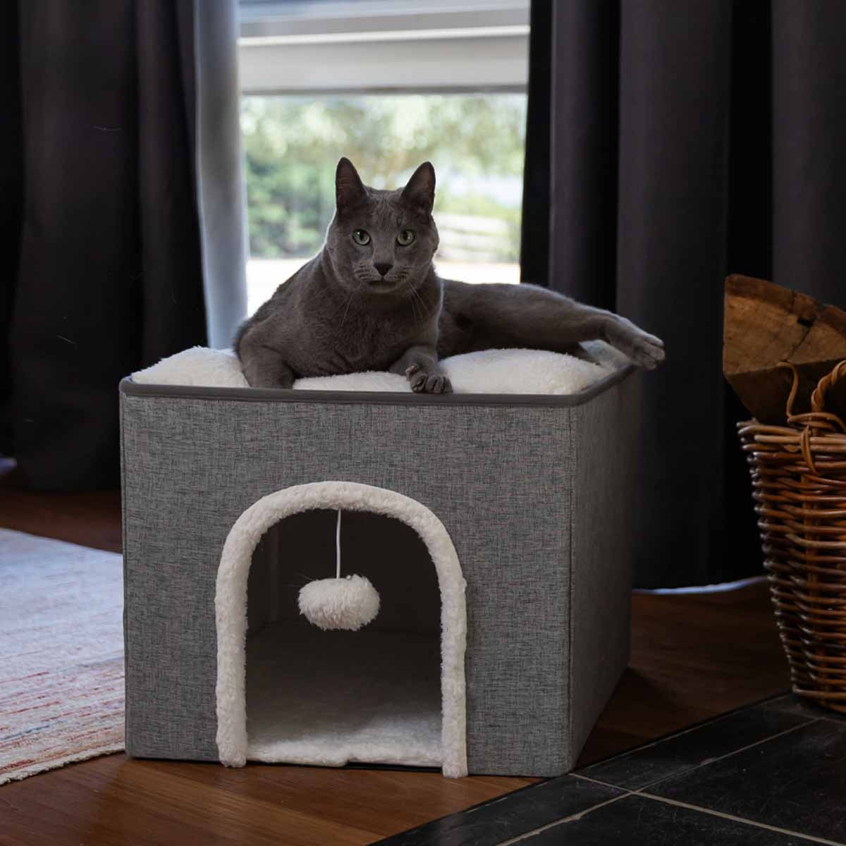 Buddy & Belle Cube Cave Cat Bed