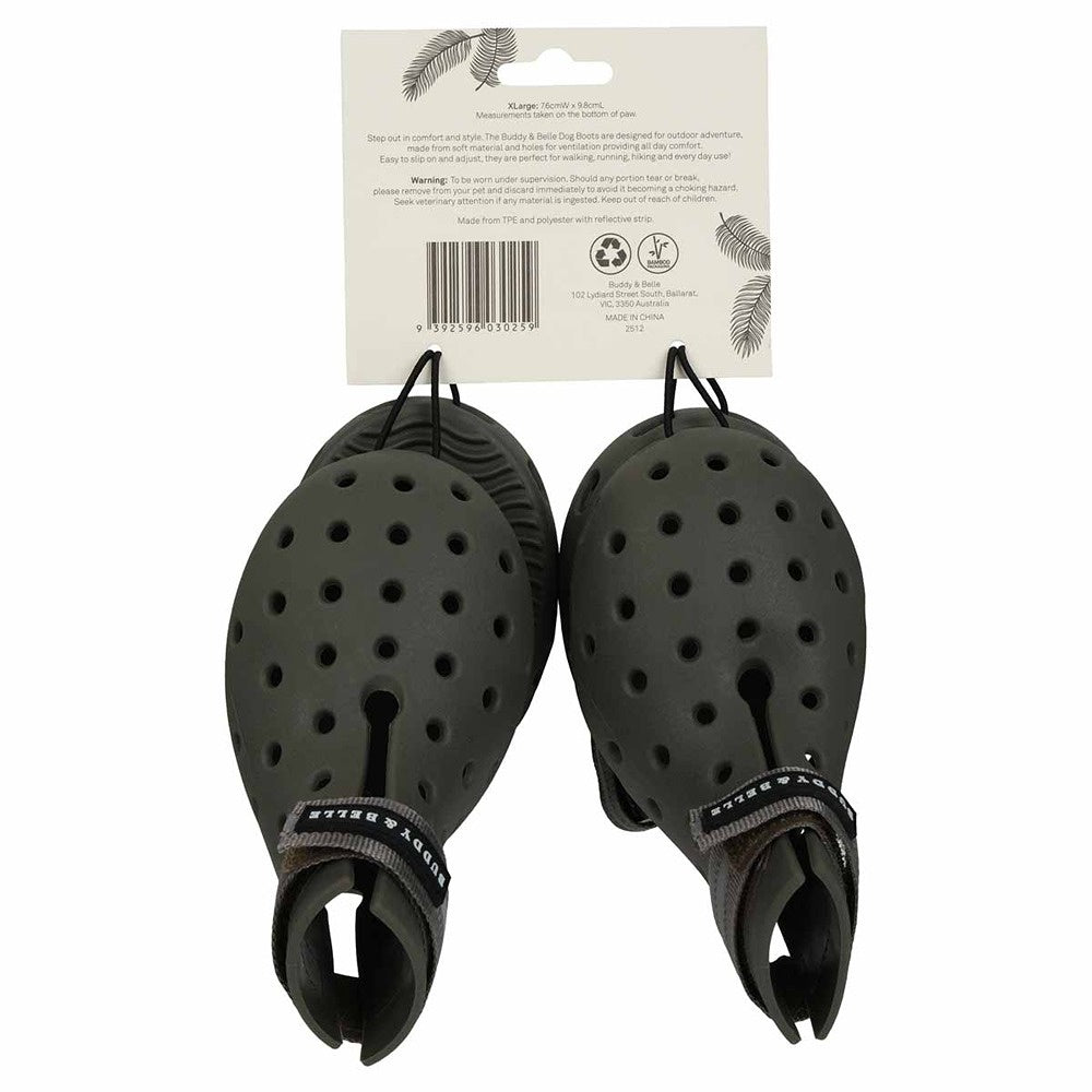 Buddy & Belle Dog Boots Grey