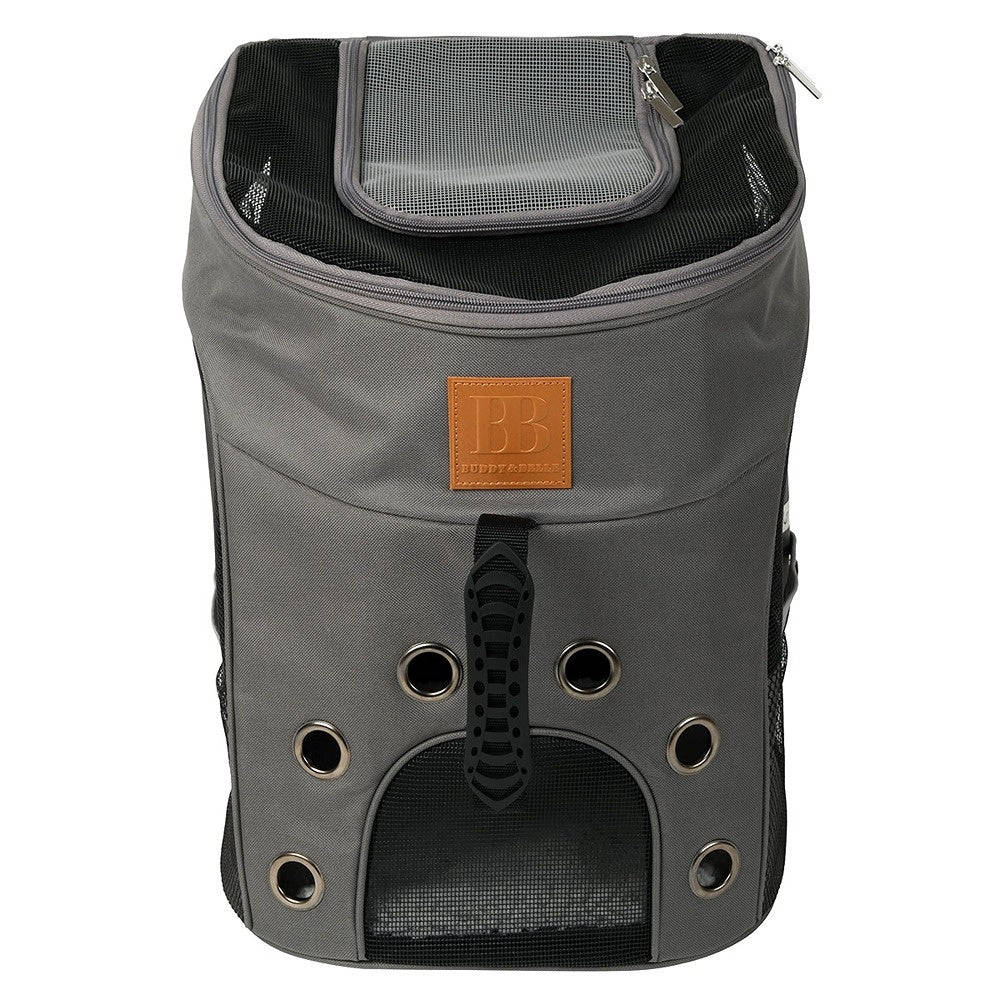 Buddy & Belle Pet Backpack Grey