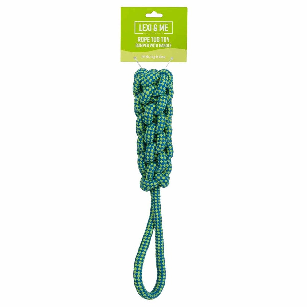 Lexi & Me Bumper with Handle Rope Tug Dog Toy