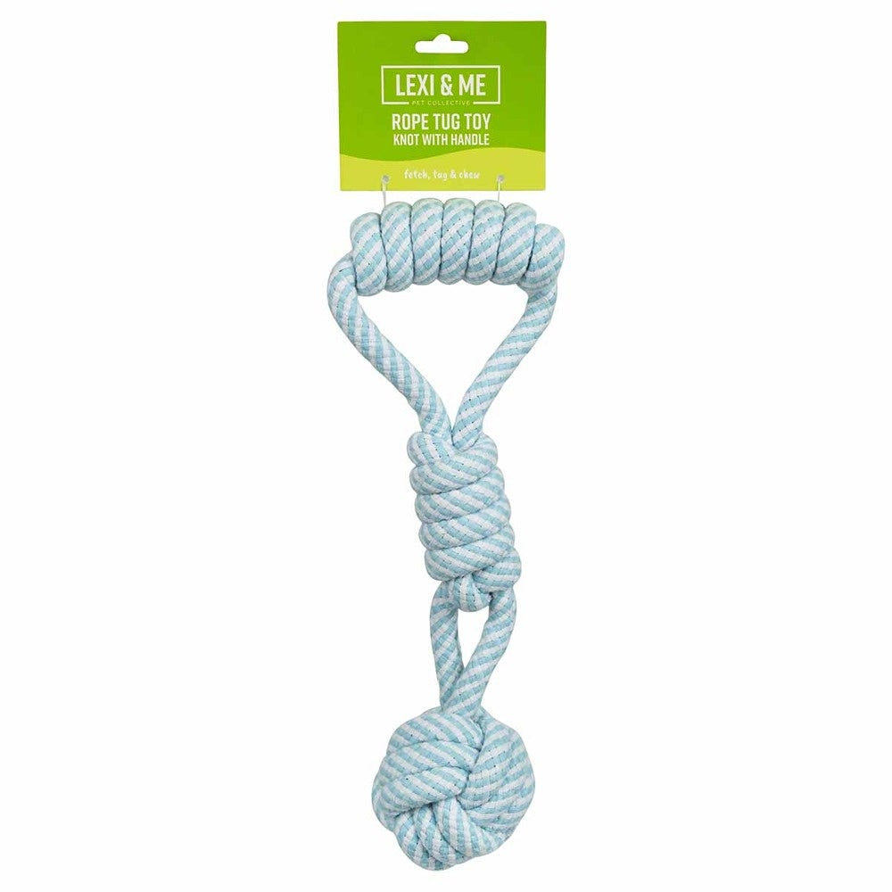 Lexi & Me Knot with Handle Rope Tug Dog Toy