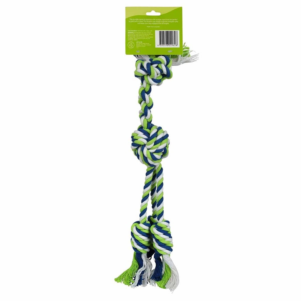 Lexi &Me Triple Knot Rope Tug Dog Toy