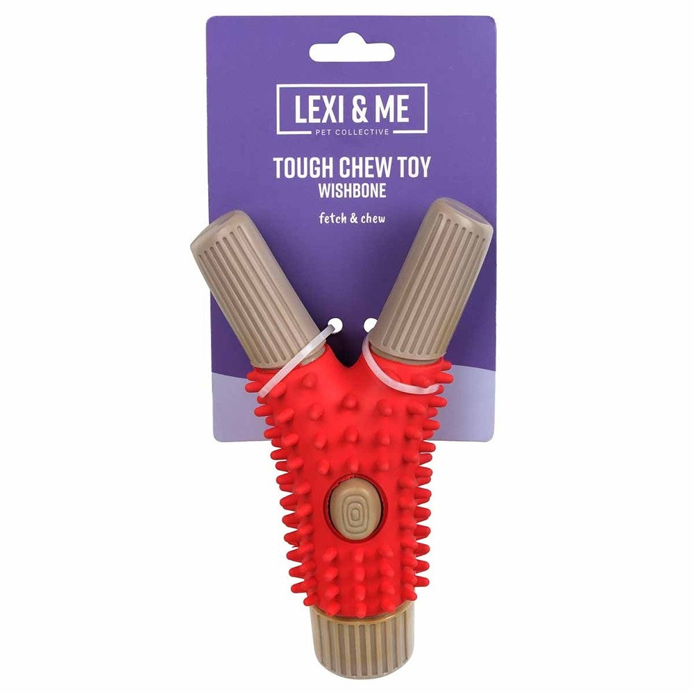Lexi & Me Wishbone Tough Chew Dog Toy