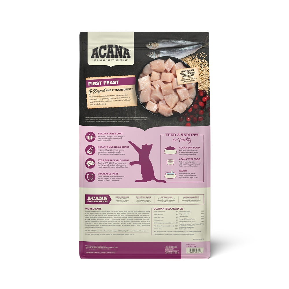 Acana Kitten First Feast Dry Cat Food