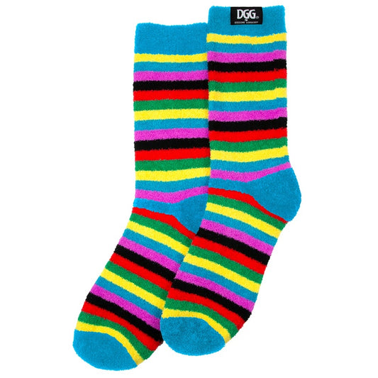 DGG Hooman Bed Socks Rainbow Stripe One Size