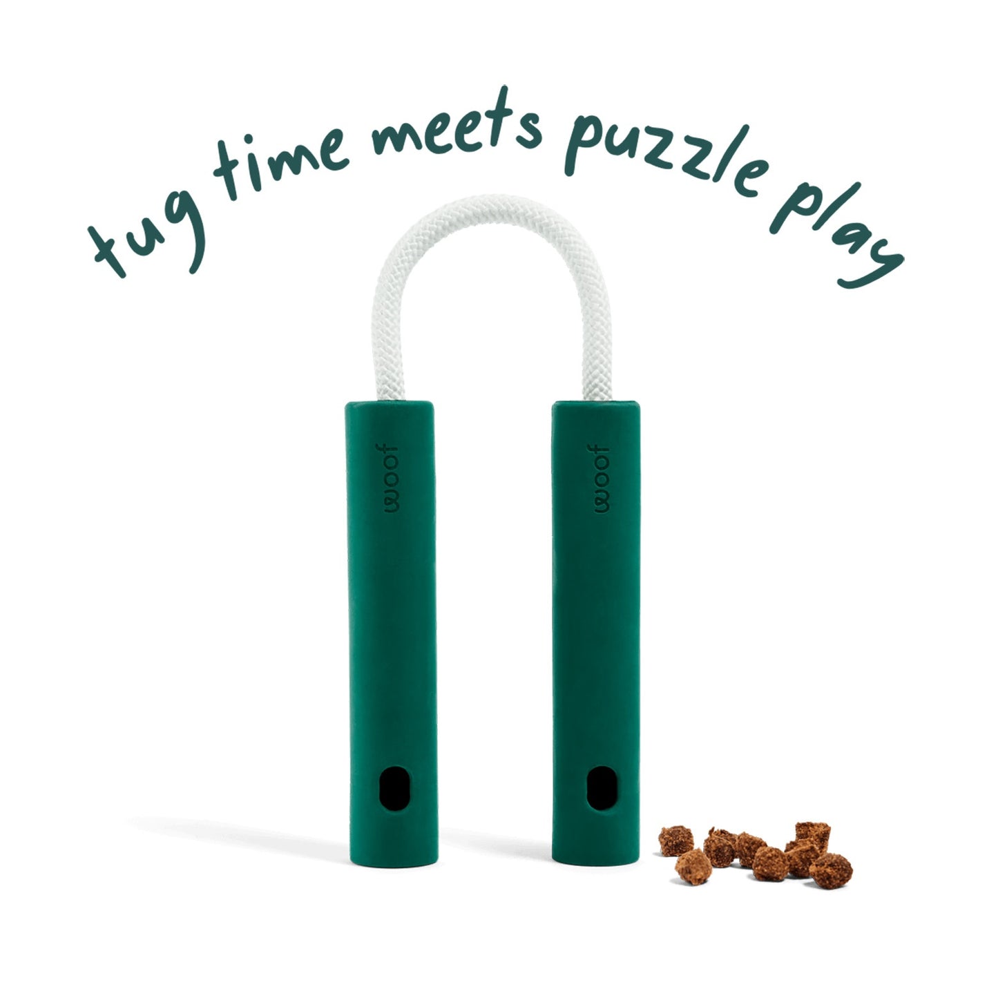 Woof Nomchucks Treat Dispensing Dog Toy