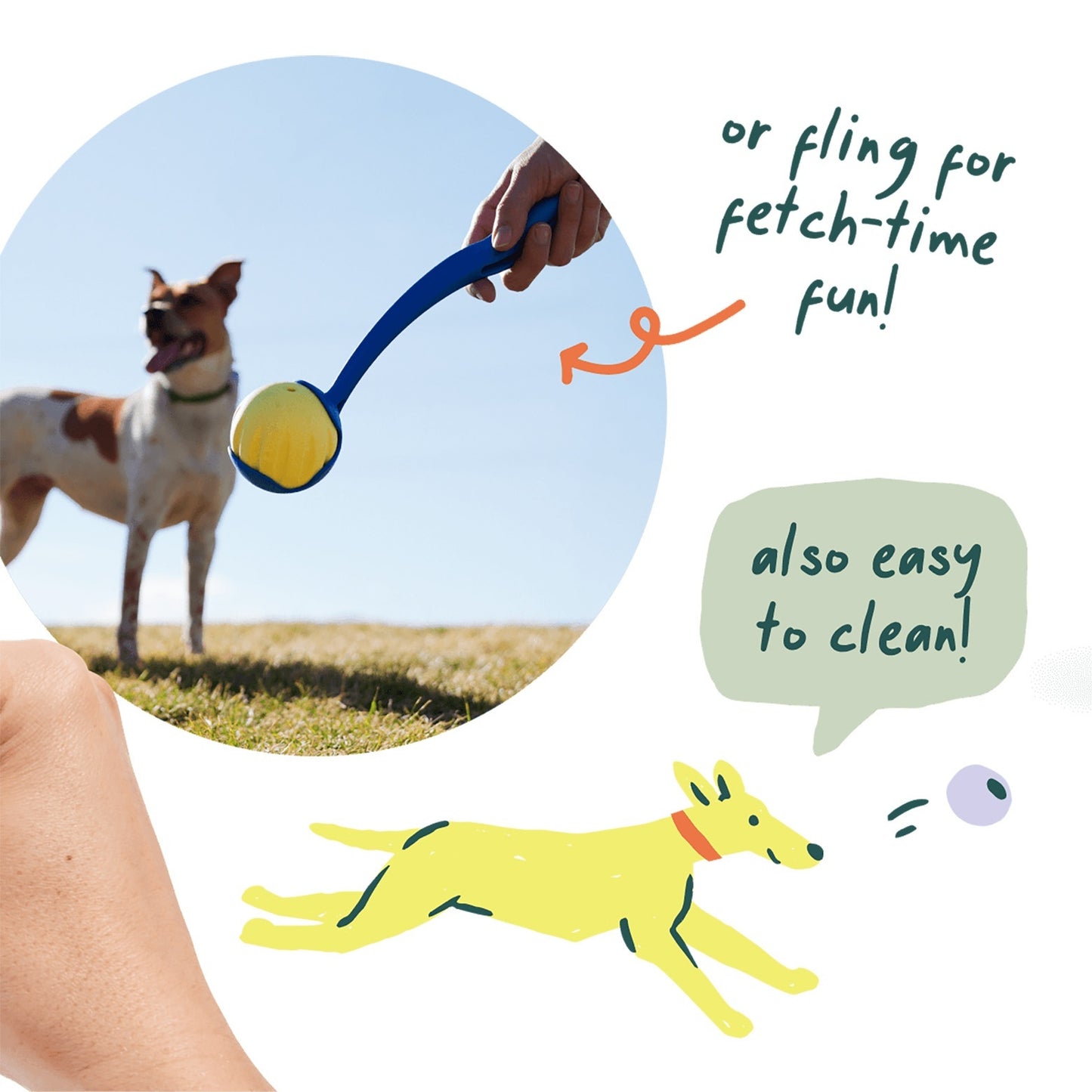 Woof FlyBall Treat Dispensing Dog Toy 3 Pack