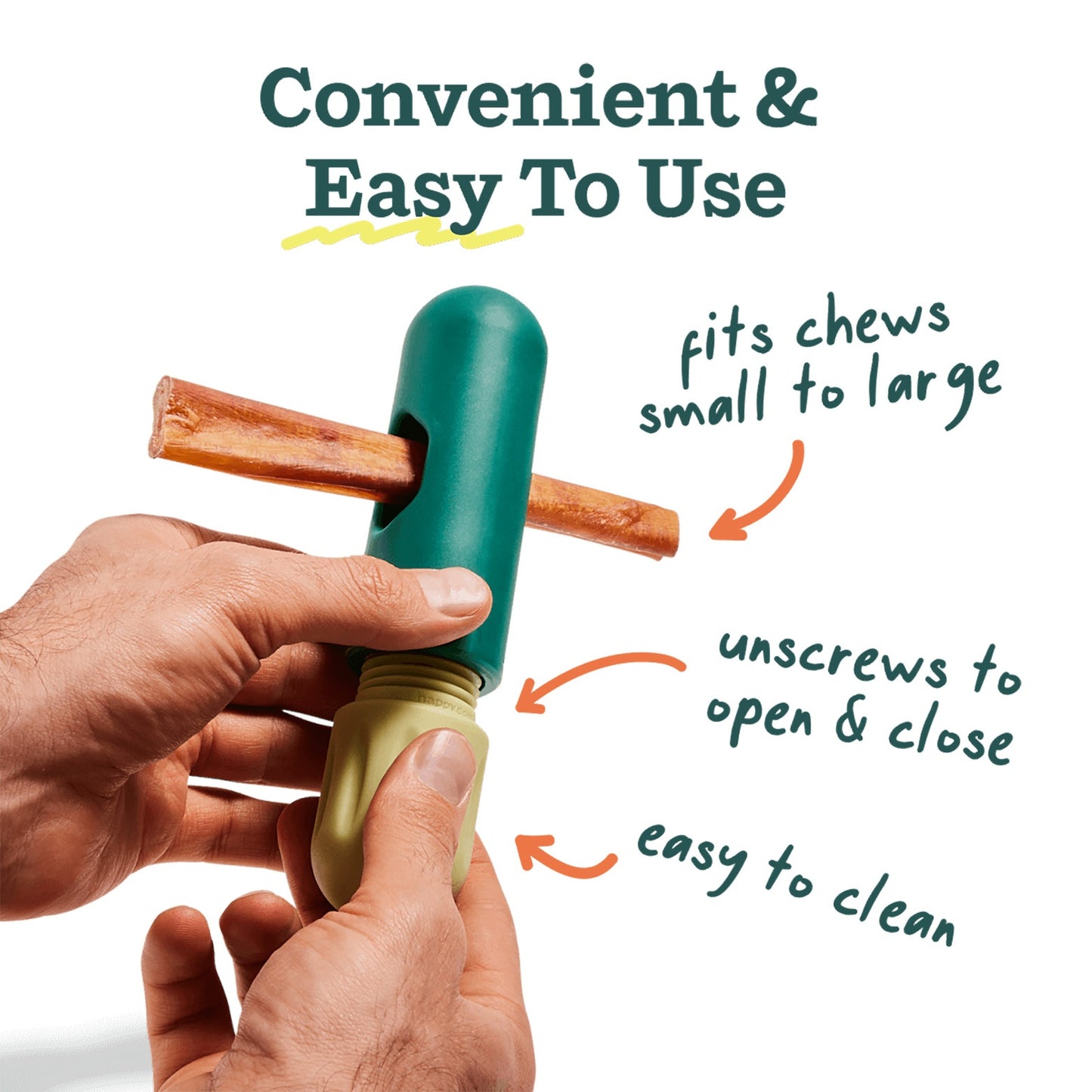 Woof BullySafe Dog Chew Treat Holder