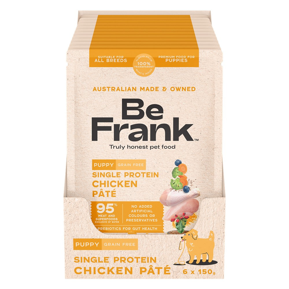 Be Frank Puppy Chicken Pate Wet Dog Food