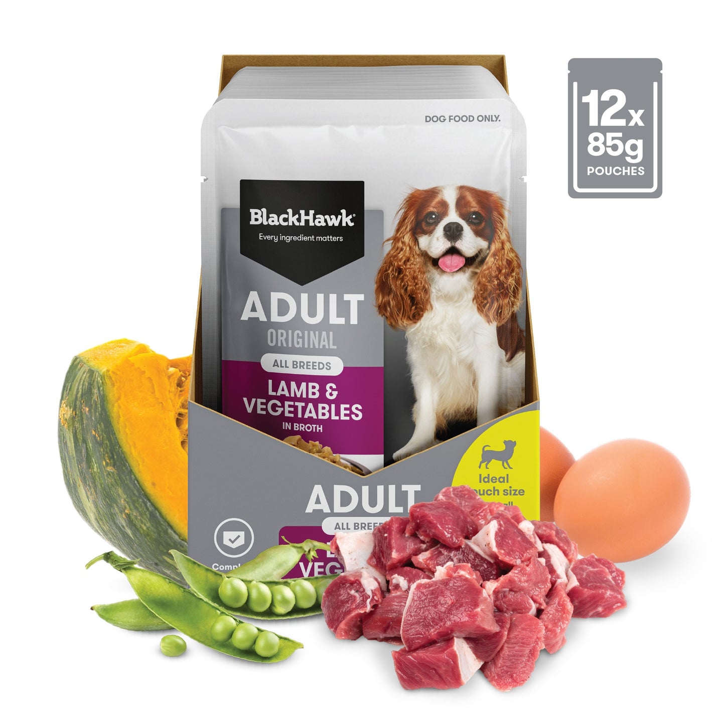 Black Hawk Small Breed Adult Lamb & Vegetables Wet Dog Food