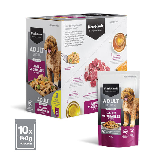 Black Hawk Medium to Large Breed Adult Lamb & Vegetables Wet Dog Food