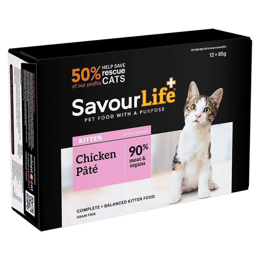 SavourLife Kitten Chicken Pate Wet Cat Food