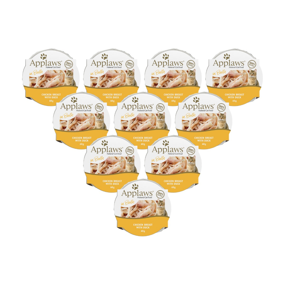 Applaws Juicy Chicken Breast with Duck Cat Food Pot 60g