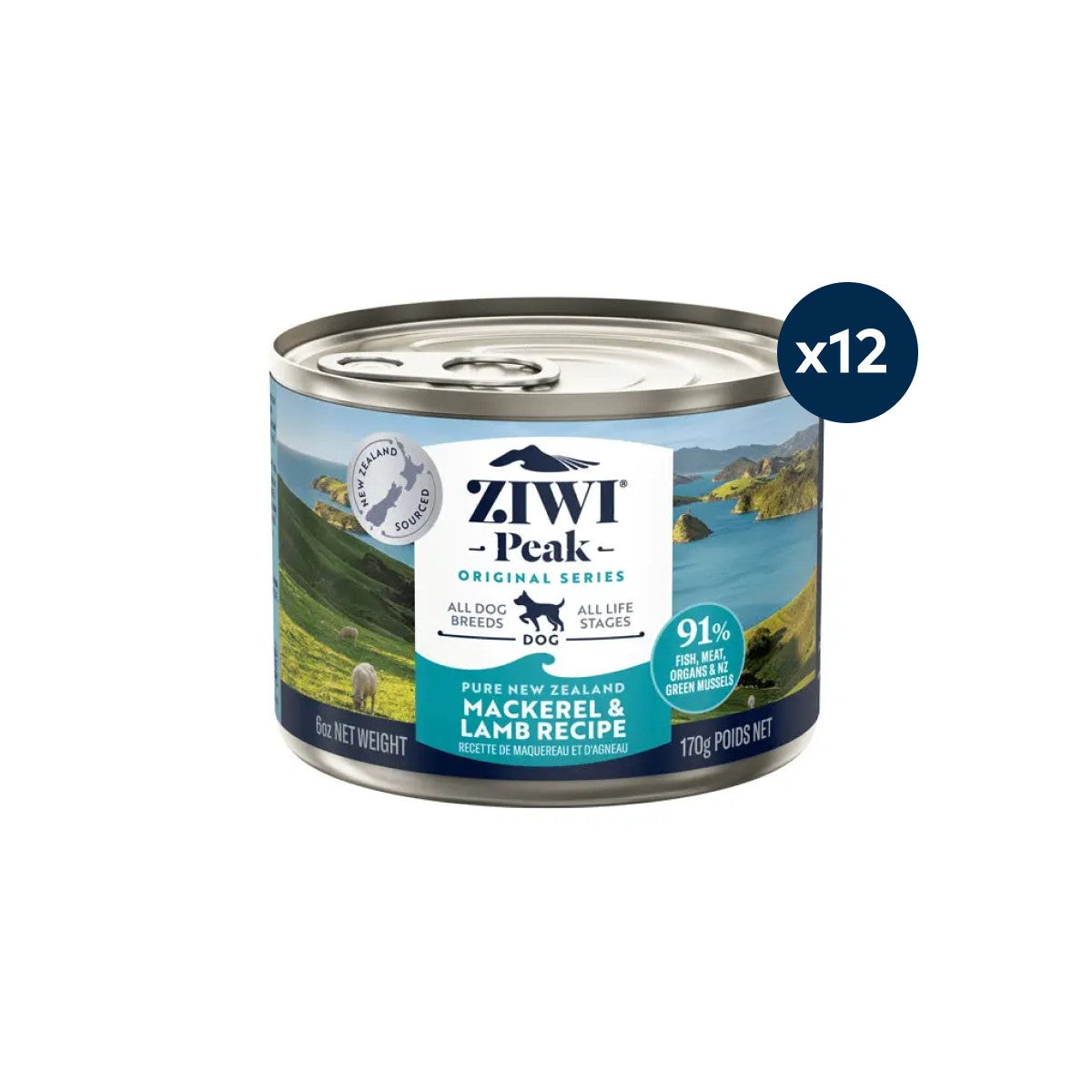 Ziwi Peak Mackerel & Lamb Wet Dog Food