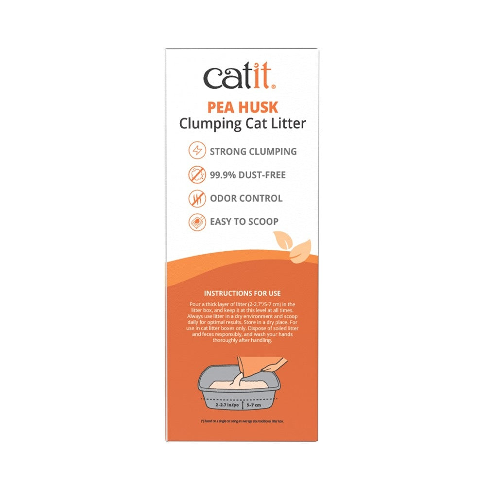 Catit Go Natural Pea Husk Clumping Cat Litter Vanilla