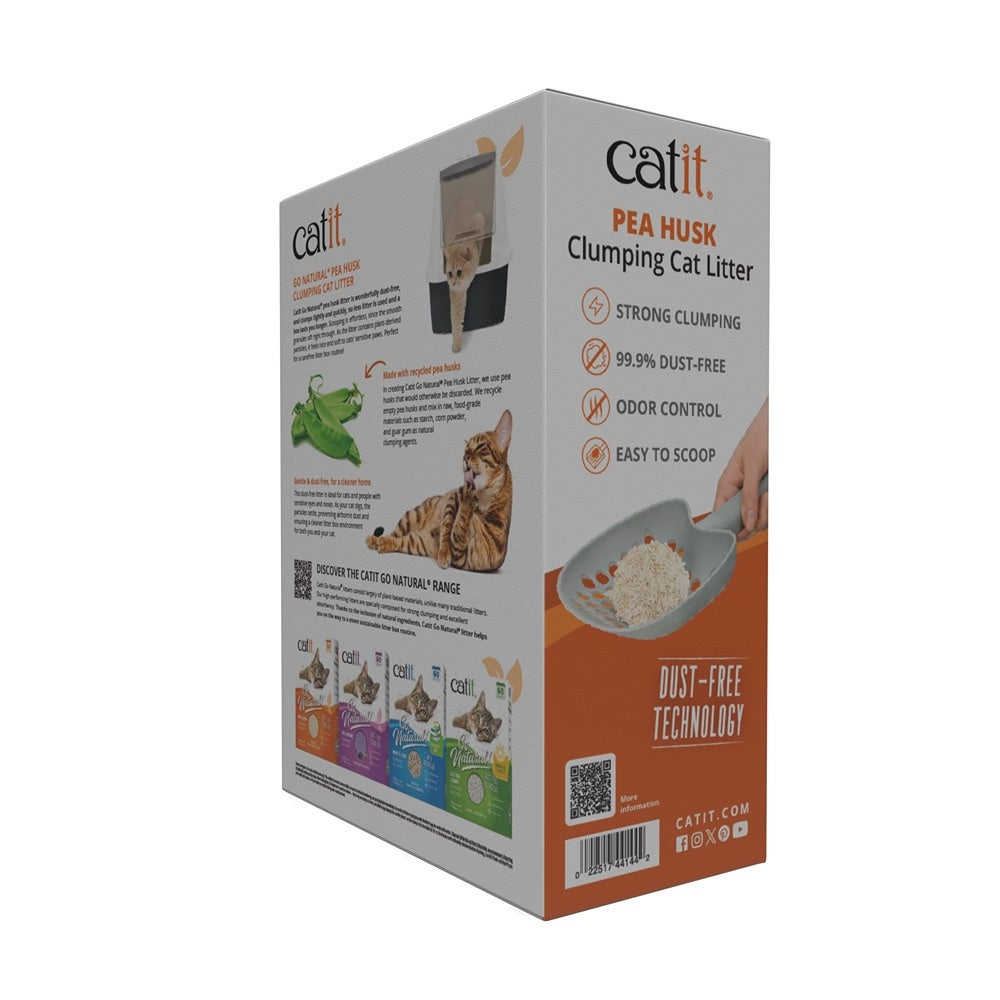 Catit Go Natural Pea Husk Clumping Cat Litter Vanilla
