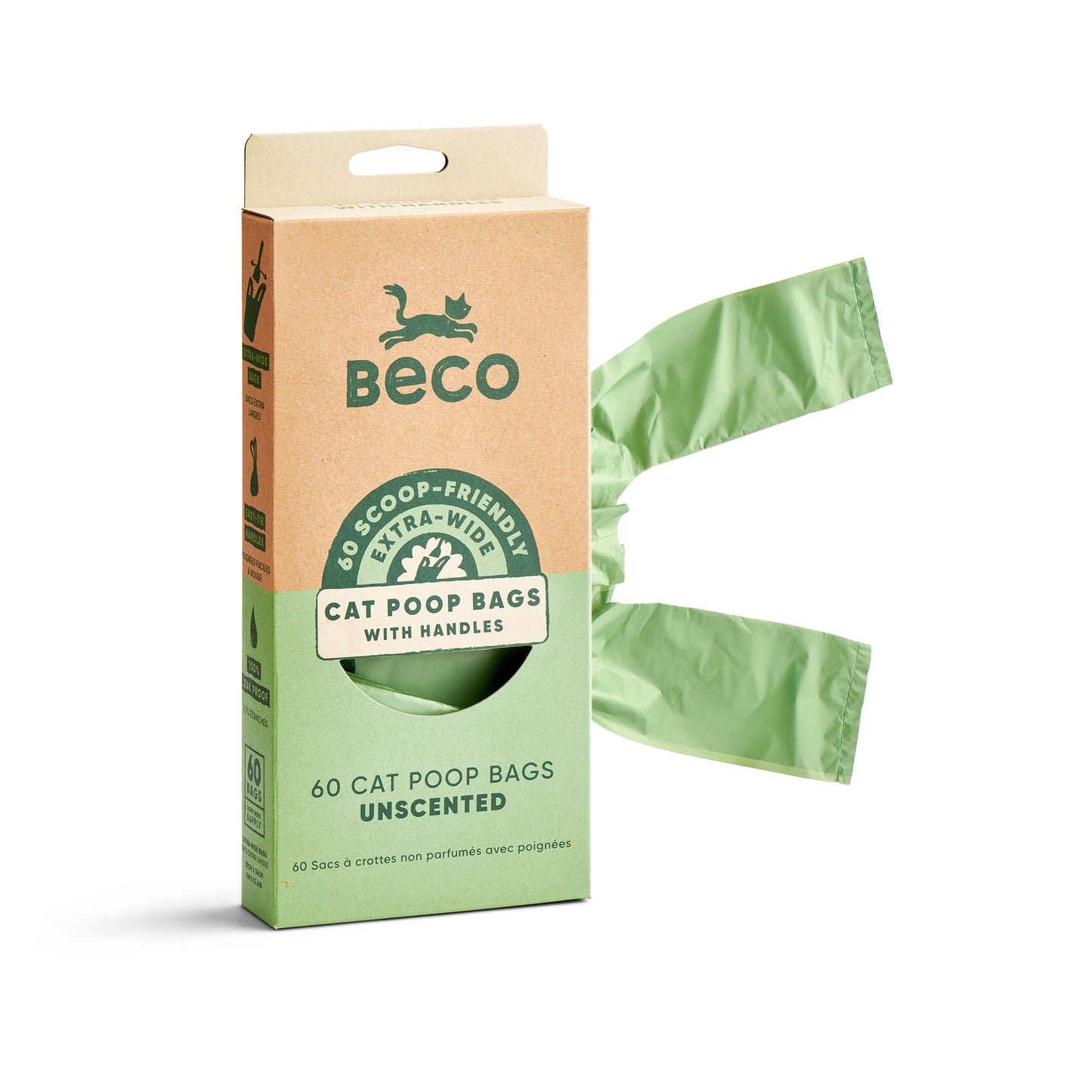 Beco Unscented Cat Poop Bags