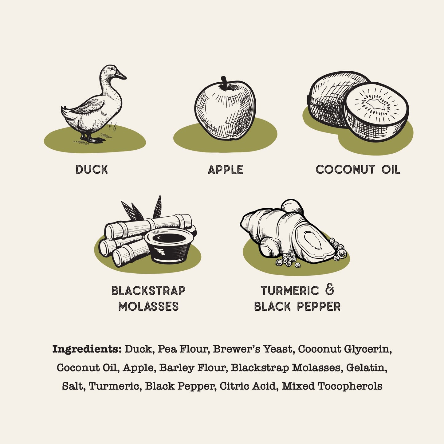 Dog Treat Naturals Duck and Apple Superfood Sticks
