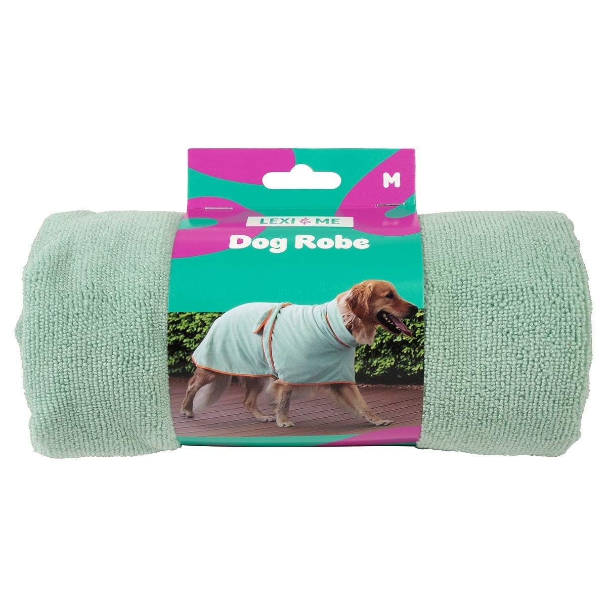 Lexi & Me Dog Robe Orange Mint