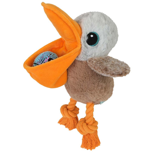 Lexi & Me Pelican Plush & Rope Dog Toy