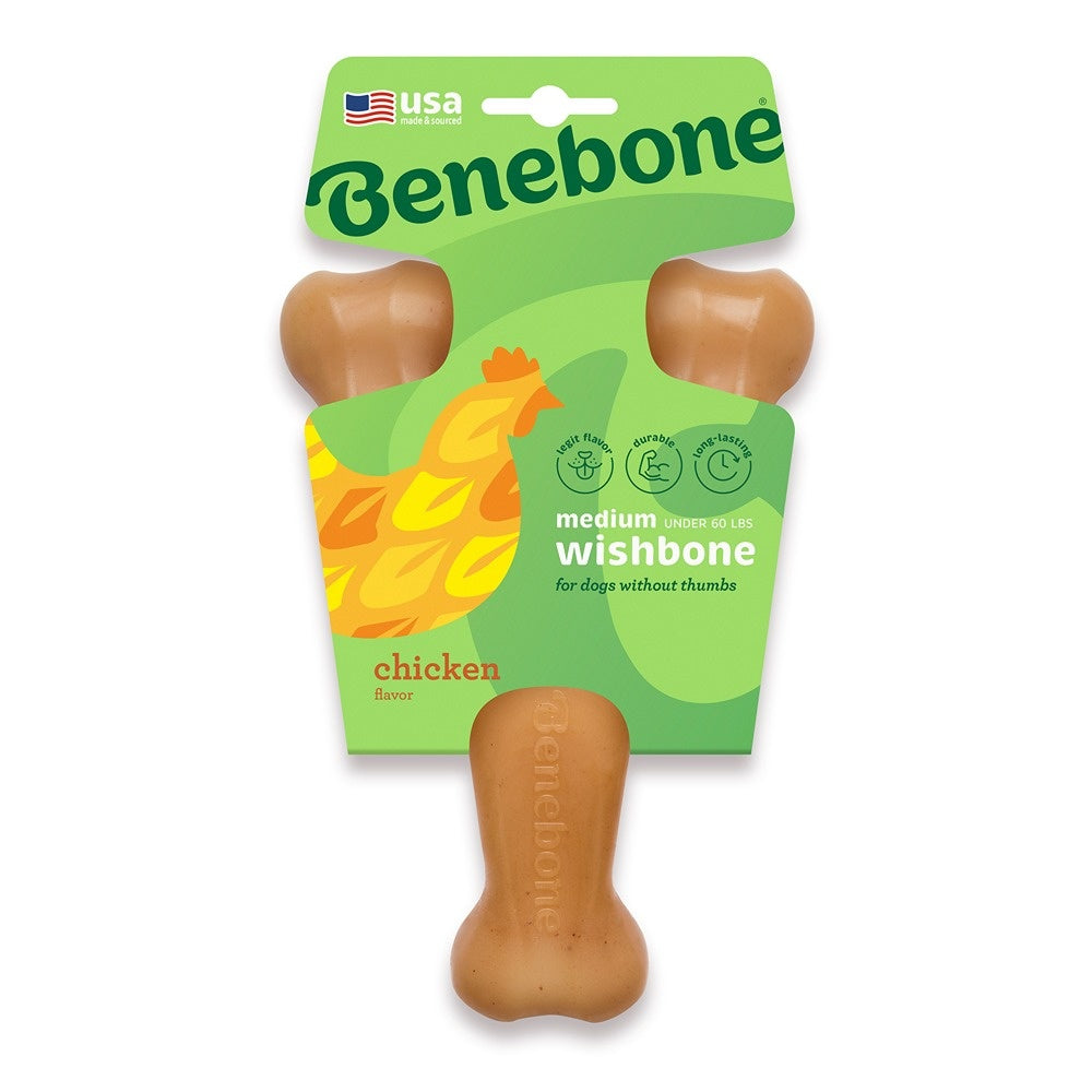 Benebone Chicken Wishbone Dog Chew Toy
