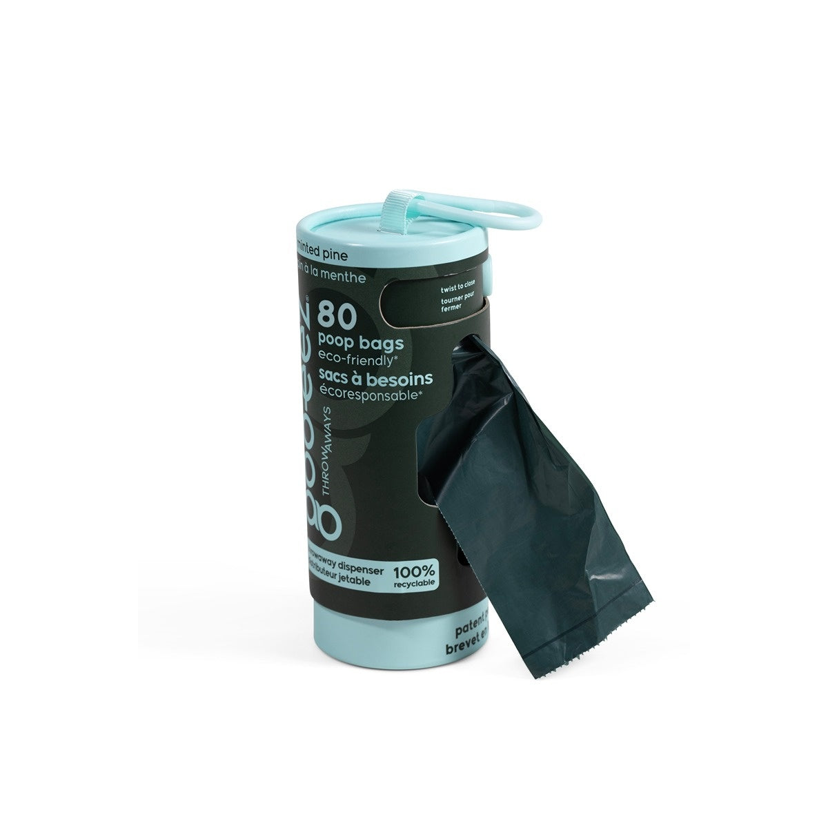Goo-eez Minted Pine Scented Dog Waste Bags