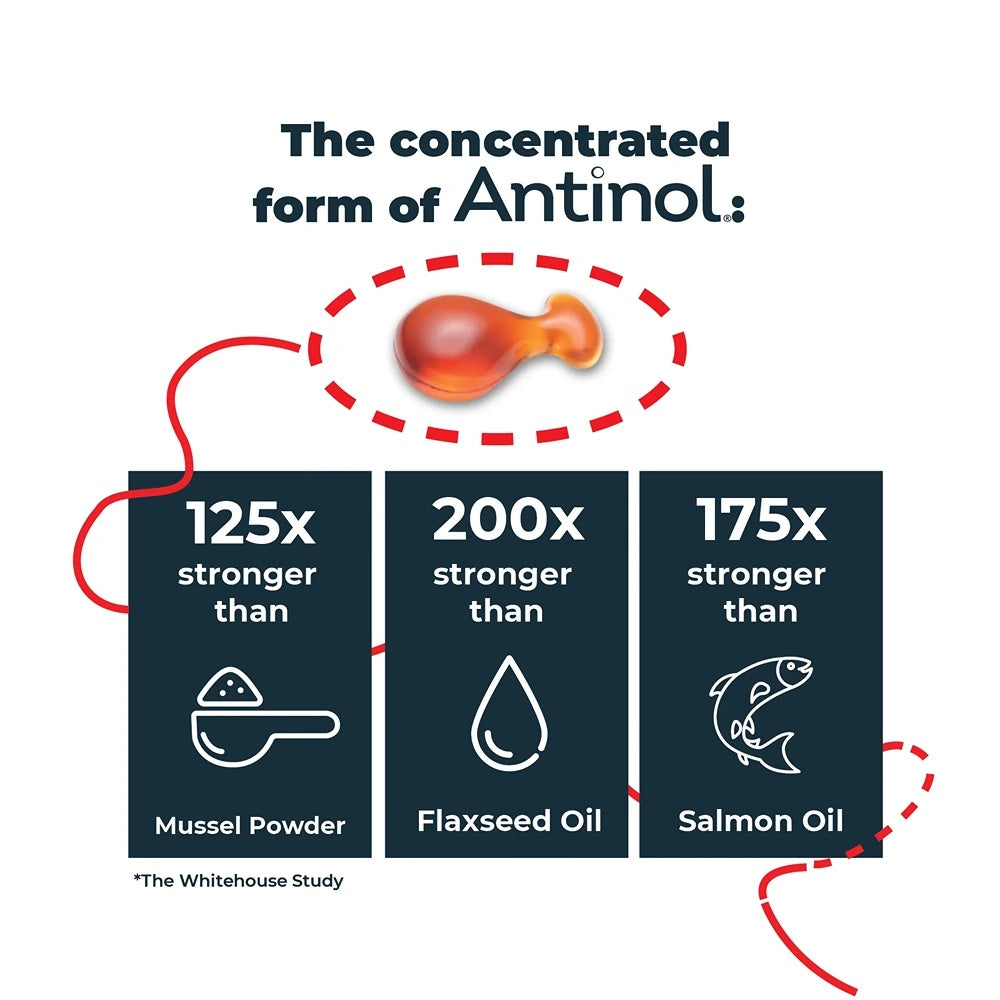 Antinol Plus Easy Feed Cat Joint Supplement Capsules
