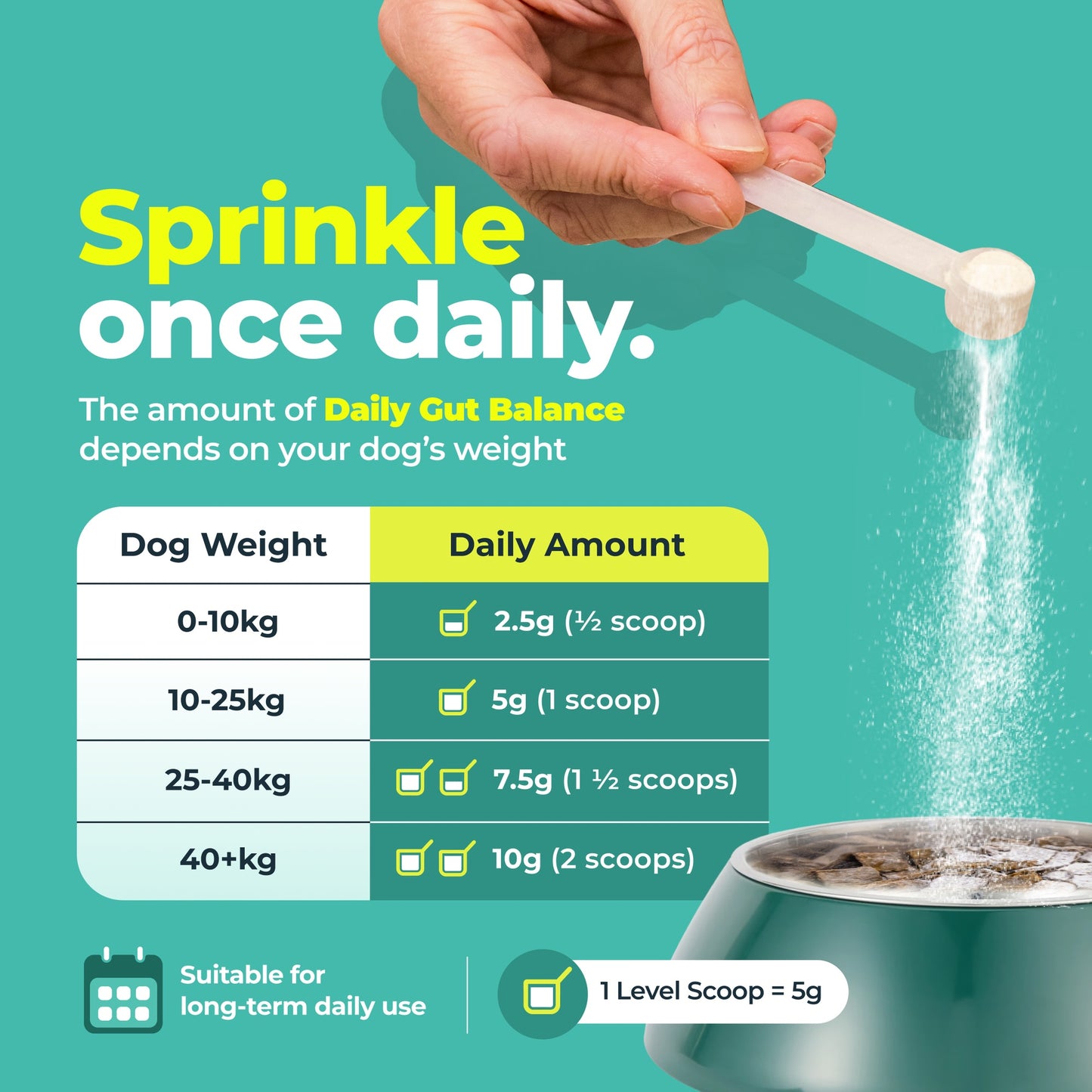 Symbiol Daily Gut Balance Dog Prebiotic & Probiotic Powder