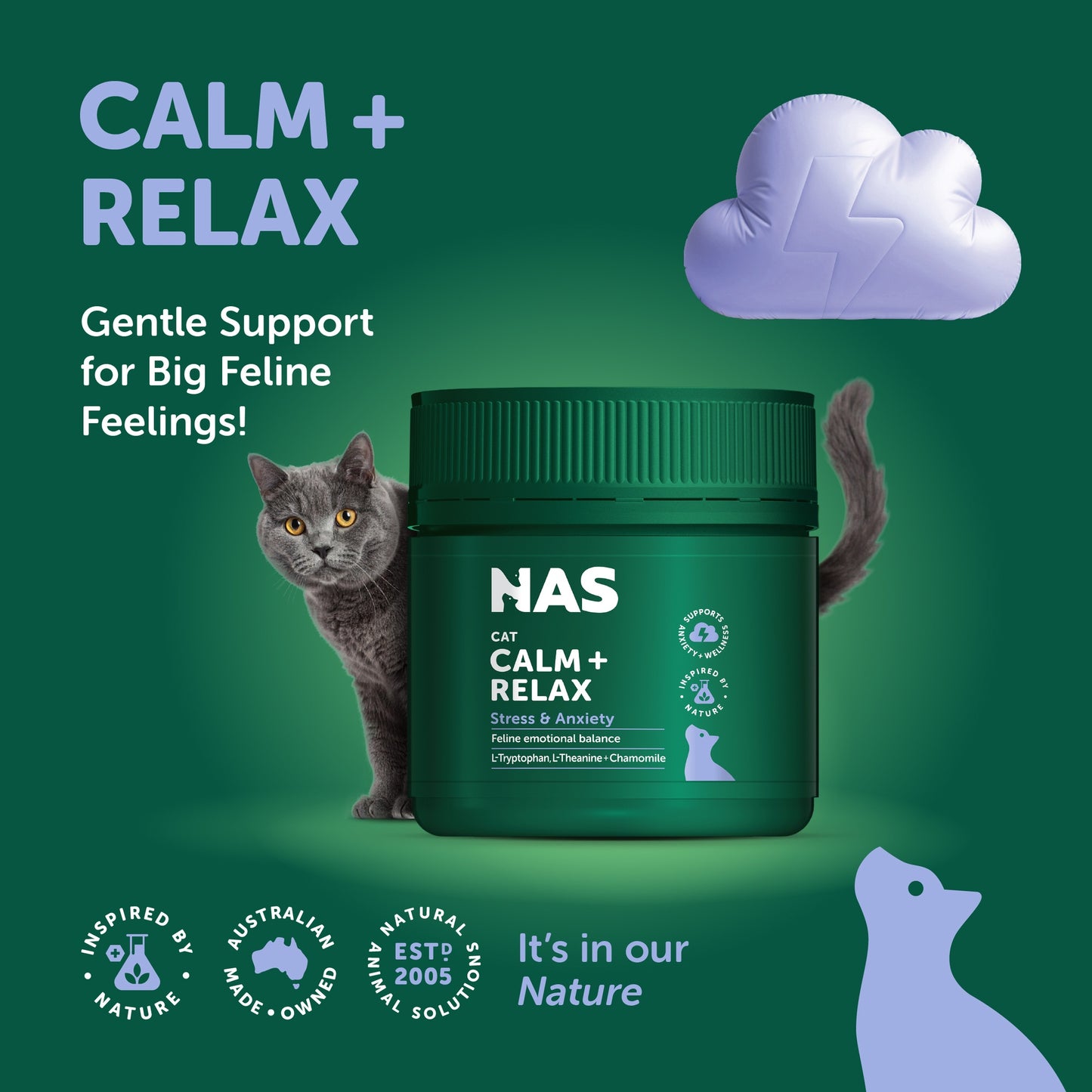 NAS Calm & Relax Supplement for Cats