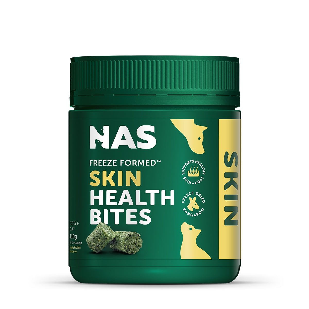 NAS Freeze Formed Skin & Coat Health Bites for Dogs & Cats