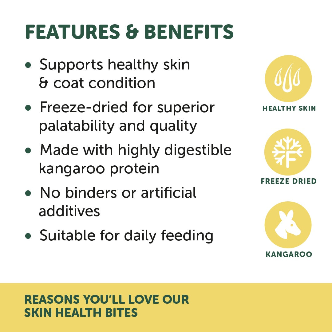 NAS Freeze Formed Skin & Coat Health Bites for Dogs & Cats