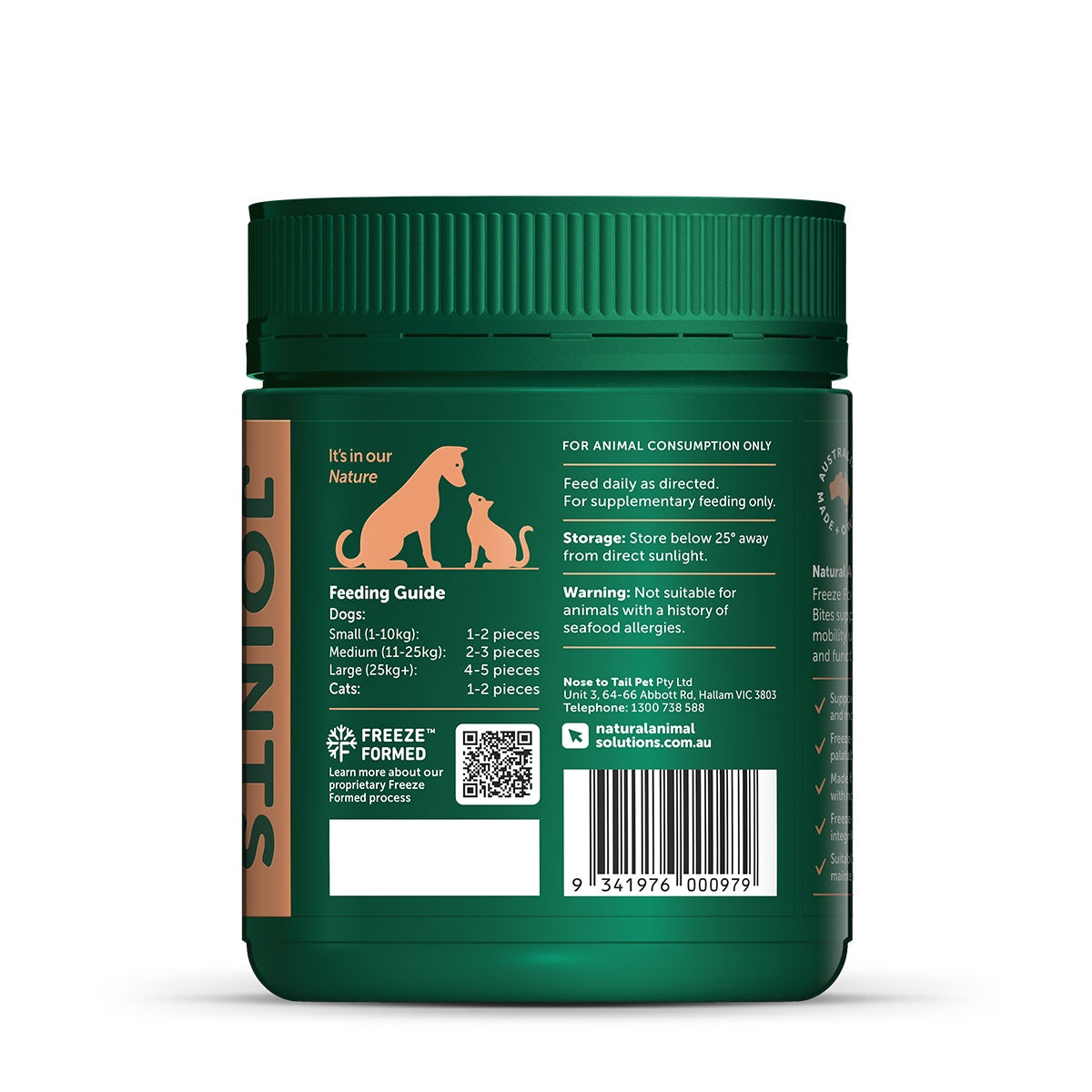 NAS Freeze Formed Joint Health Bites for Dogs & Cats