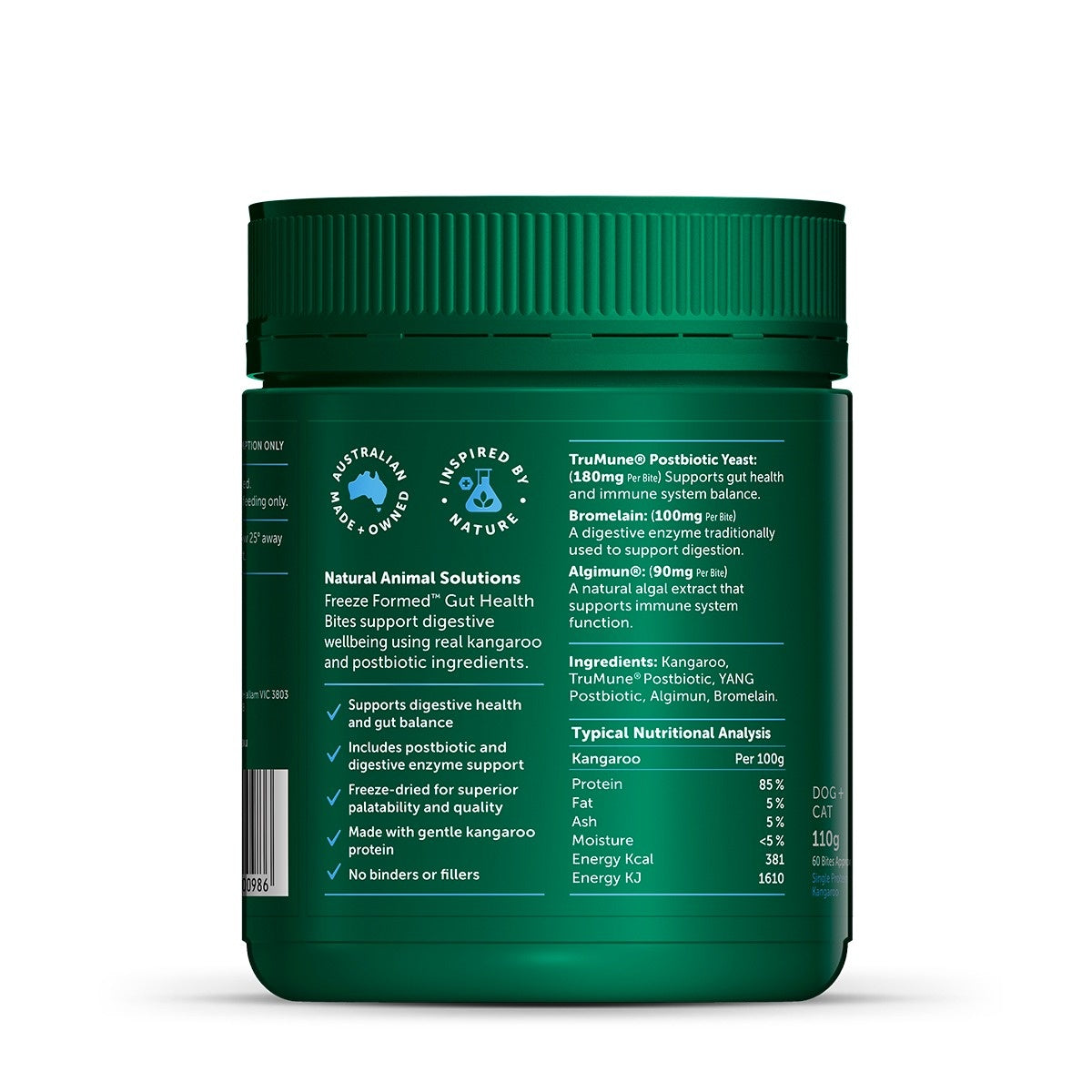 NAS Freeze Formed Gut Health Bites for Dogs & Cats