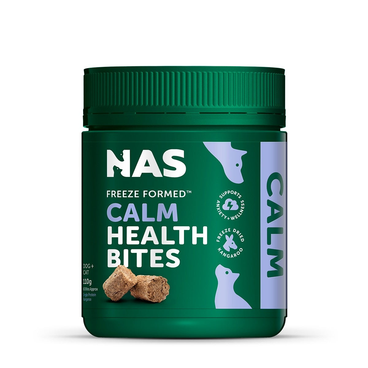 NAS Freeze Formed Calm Health Bites for Dogs & Cats