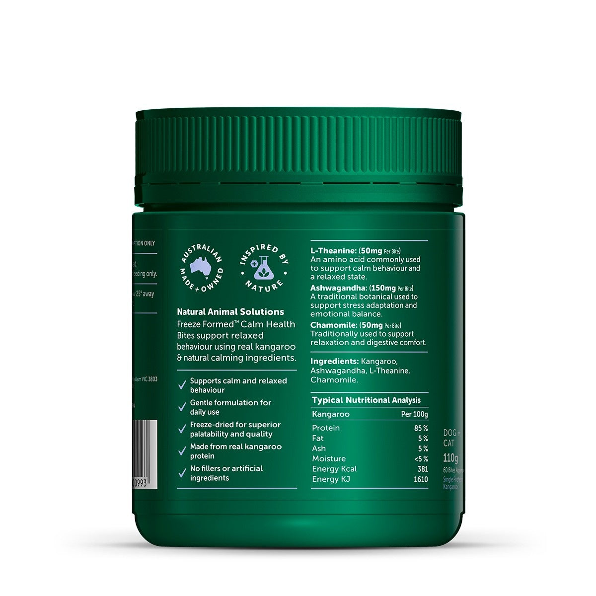 NAS Freeze Formed Calm Health Bites for Dogs & Cats