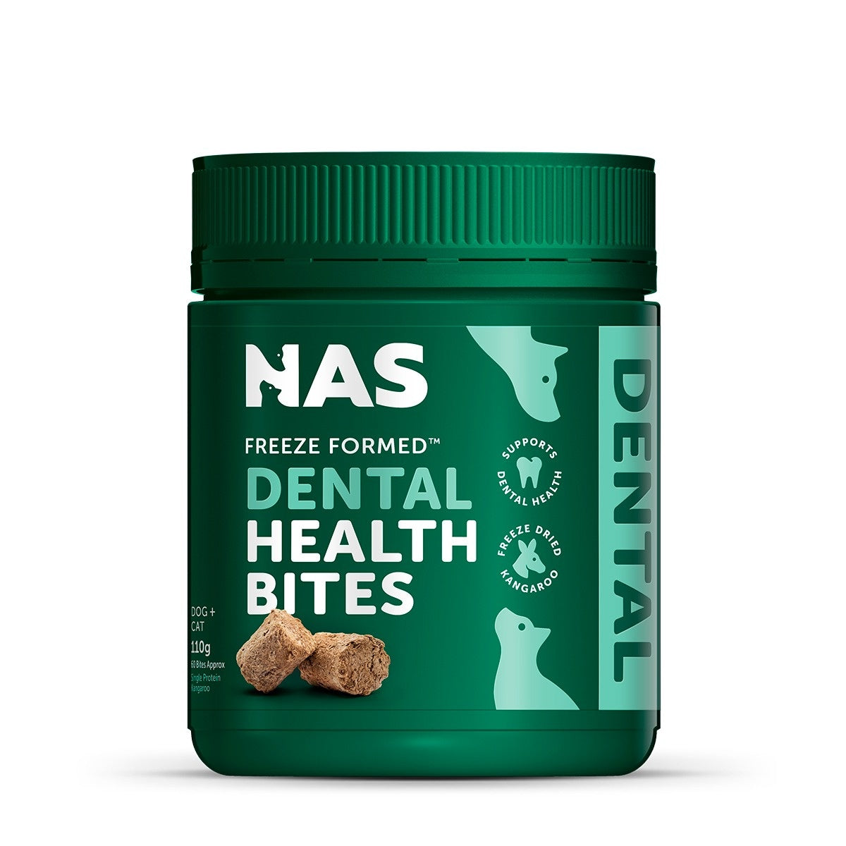 NAS Freeze Formed Dental Health Bites for Dogs & Cats