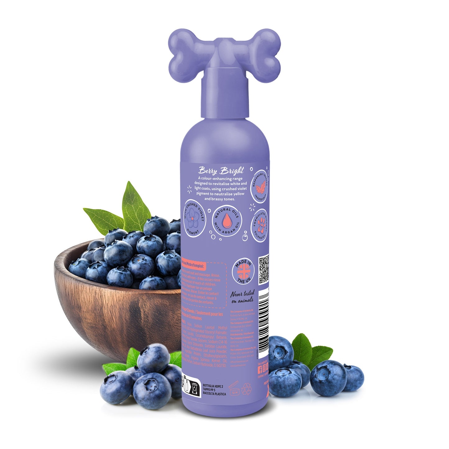 Pet Head Berry Bright Whitening Dog Shampoo