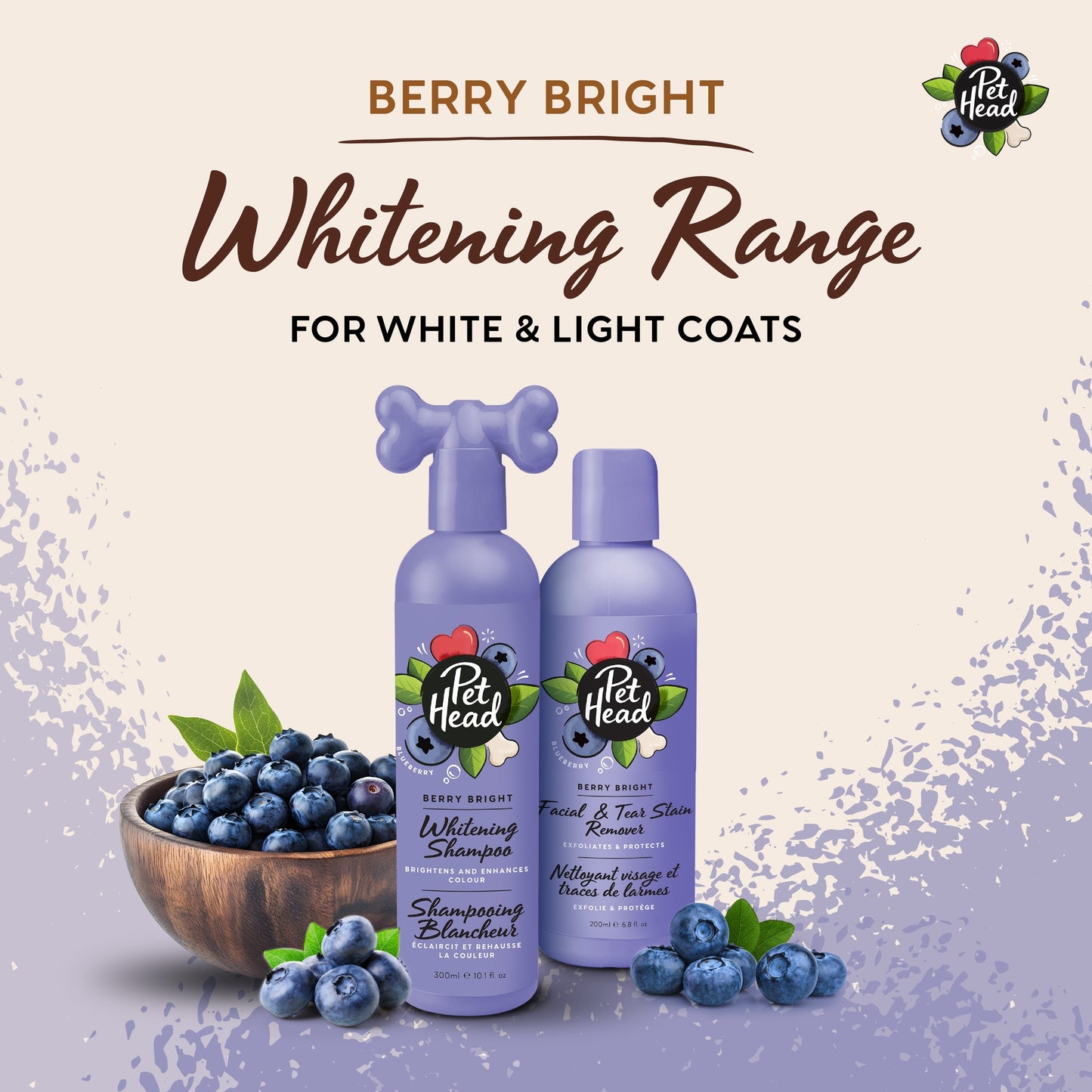 Pet Head Berry Bright Stain Remover for Dogs