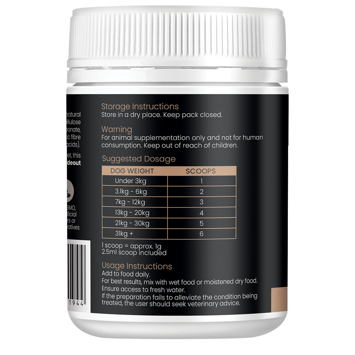 EAC Animal Care Gut & Anal Gland Support for Dogs
